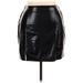 Shein Faux Leather Skirt: Black Bottoms - Women's Size 0X