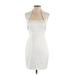 Black Halo Casual Dress - Mini: White Dresses - Women's Size X-Small