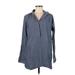 Workshop by Andrea Jovine Casual Dress: Gray Dresses - Women's Size Medium