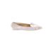 Charles Albert Flats: Pink Solid Shoes - Women's Size 6 - Almond Toe