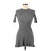 Trafaluc by Zara Casual Dress - Sweater Dress: Gray Marled Dresses - Women's Size Medium