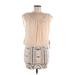 As U Wish Casual Dress - Mini Scoop Neck Sleeveless: Tan Dresses - New - Women's Size Medium