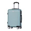 VERTICAL STUDIO 20" Hand Luggage Suitcase, Lockable Hard Shell Trolley. Travel Luggage, Cabin Luggage (H×W×D): 54 × 38 × 21 cm, for Airplane Travel, Sundsvall Light Blue, hard shell rolling suitcase