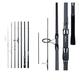 Fishing Pole Carp Fishing Rod 3.5lb 7Sections 4.2/3.6/3.0m 30t Carbon Fiber Travel Throwing 60-150m Shore Casting Spinning Pole Fishing Whip (Size : 4.2 m-3.9m)