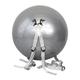 Dickly Somersault Auxiliary Ball Fitness Ball Durable Workout Stretch Training Portable Somersault Assist Ball Yoga Ball for Dance, Grey