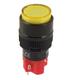 AC 250V Control Electrical Yellow LED Indicator Round Push Button Switch ElectronicSwitch