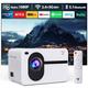 2024 New Upgraded Mini Projector with Enhanced Features 5G WiFi, Full HD 1080P, BT 5.1 Support, 12000 Lumens for Home Cinema, Compatible with Smartphones, Android/iOS/TV Box/PS5/XBOX.