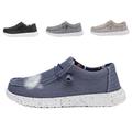 Mens Casual Slip on Shoes Walking Trainers Mens Casual Shoes Deck Shoes for Men Casual Shoes Lightweight Trainers Mens Trainers Casual Comfortable Shoes with Low Arch Support,Blue,48/290mm