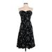 White House Black Market Casual Dress - A-Line Sweetheart Sleeveless: Black Dresses - Women's Size 4