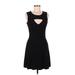 French Connection Cocktail Dress - Sheath: Black Solid Dresses - Women's Size 6