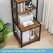 49.2 Inch Printer Stand with Storage Shelf - 20.5"L x 18.9"W x 49.2"H