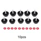 10pcs Universal Fishing Reel Handle Screw Cap Cover with Gaskets For Fishing Reels Power Handle Grip