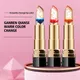 Transparent Jelly Flower Lipstick Temperature Color Makeup Lip Changing Lipstick Lip Balm Blue Rose