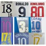 Ensembles de noms rétro 1996 Zidane qualité AA MALDINI Learaldin00-KLINSMANN fer sur le nom et le