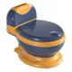 Kids Potty Training Toilet Seat Realistic Potty Training Seat for Toddlers with Soft PU Pad Wipe