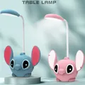 Lampe de bureau LED avec taille-crayon lumière pliable lampe de bureau mignonne recharge USB