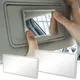 Portable Stainless Steel Sun Visor Mirror Auto Sun-Shading Visor Car Interior Car Makeup Mirror