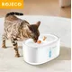ROJECO Automatic Wireless Cat Water Fountain Dual Cat Drinker Drinking Fountain For Cats Dogs Pet