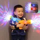 Children Toy Gun Projection Pistol Electric Plastic Safe Colorful Gun with Rechargeable Battery