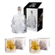 Storm Trooper Wine Decanter 750ml Vintage Liquor Bottle Double-layered Glass Cup Whiskey Gifts for