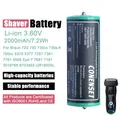 Batterie compatible avec Braun Series 9 9040s support et sec 9075cc 9090cc 9095cc rasoir