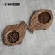 MHW-3BOMBER Walnut Coffee Filter Cup Holder Vintage Textured Coffee Filter Cup Stand Exquisite Café