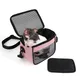 Pet Hamster Carrier Lightweight Parrot Cage Portable Rabbit Backpack Lizard Bag Hamster Nest for