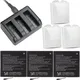 For Xiaomi YI 4K Original Battery AZ16-1 USB 3-way Charger For Xiaomi yi Action Camera 2 Accessories