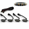 4Pcs Front Grille LED Light For Jeep 2003 To 2021 Front Grille LED Light Raptor Style Grill Car