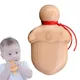 TeWindsor-Jouet de dentition portable en bois naturel pour enfants ornement sûr pendentif en bois