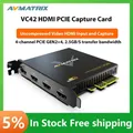 AVMATRIX-Carte de capture vidéo non compressée VC42 4 canaux HDMI PCIE pour OBS Potplayer