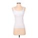 Athleta Active Tank Top: White Activewear - Women's Size X-Small