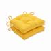 Latitude Run® Amarina Indoor/Outdoor Chair Pad Polyester in Yellow | 16 W in | Wayfair 510CFB3073C04BD28B516ADC53D8B82D