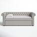 Birch Lane™ Domenic Daybed w/ Trundle Upholstered/Linen in Gray | 36 H x 44 W x 97.25 D in | Wayfair C3DAF25D5B08461E8C0579795F5EE9DB