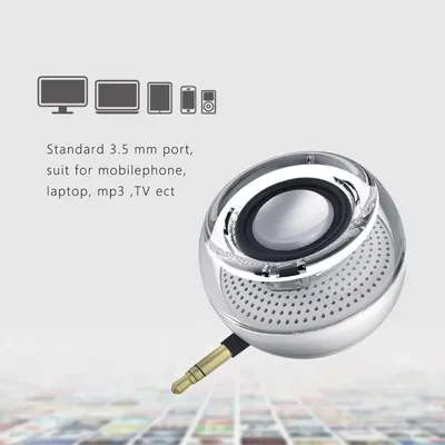 3,5mm Telefon Lautsprecher Outdoor tragbare Tablet Computer Verstärker MP3 Clear Sound Musik Video Image