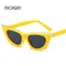 So & ei neue Cat Eye Frauen Sonnenbrille Modemarke Designer Sonnenbrillen UV400 Trend Männer gelbe Sonnenbrille
