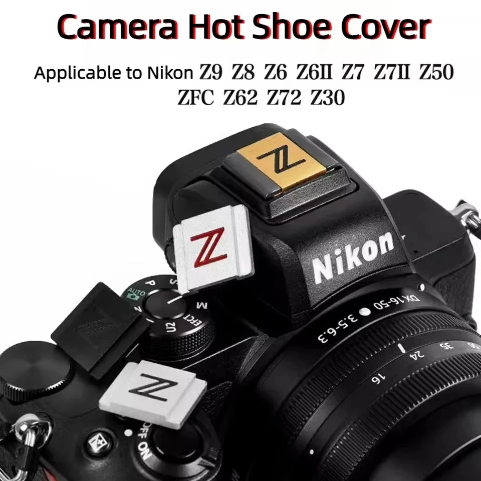 Metall Kamera Blitzschuh Abdeckung Für Nikon SLR D850 D7500 D7200 Spiegellose Z30 Z50 Z5 Z6 Z7 Z8 Z9 Z6ii Z7ii Blitzschuh Schutzhülle Image
