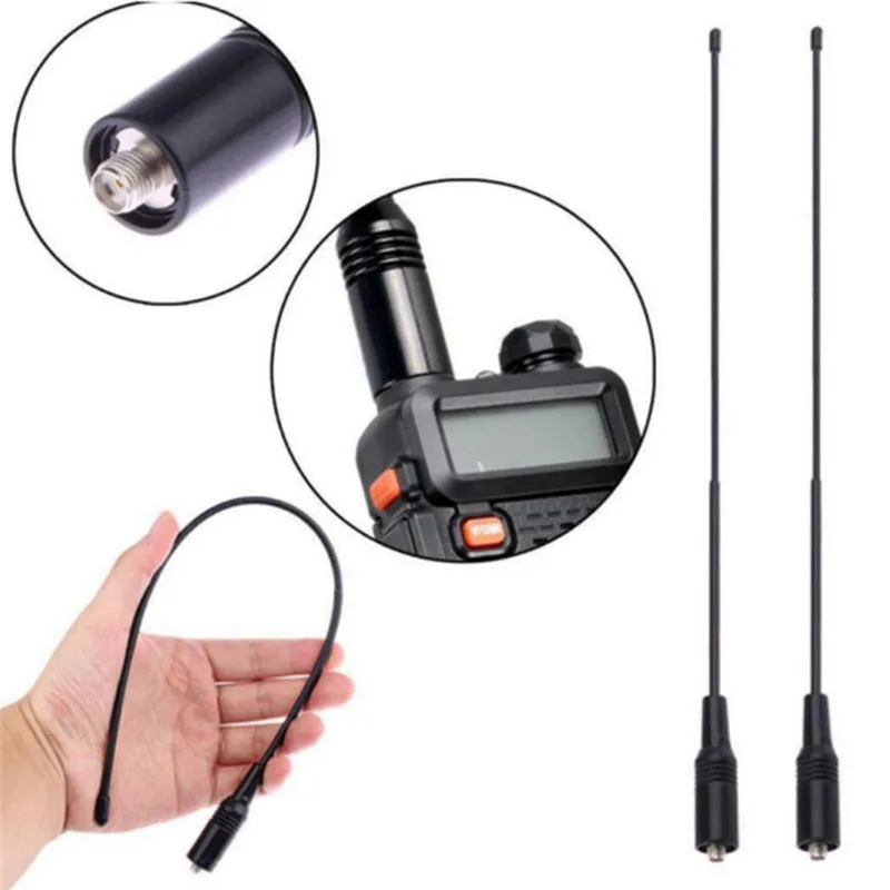 NA-771 sma-weibliche dual band 10w antenne für baofeng uv5r walkie talkie Image