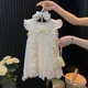 Sommer Mädchen Prinzessin Kleid neue Mode Party Kostüme Kinder lässige Outfits Baby schöne Anzüge 2