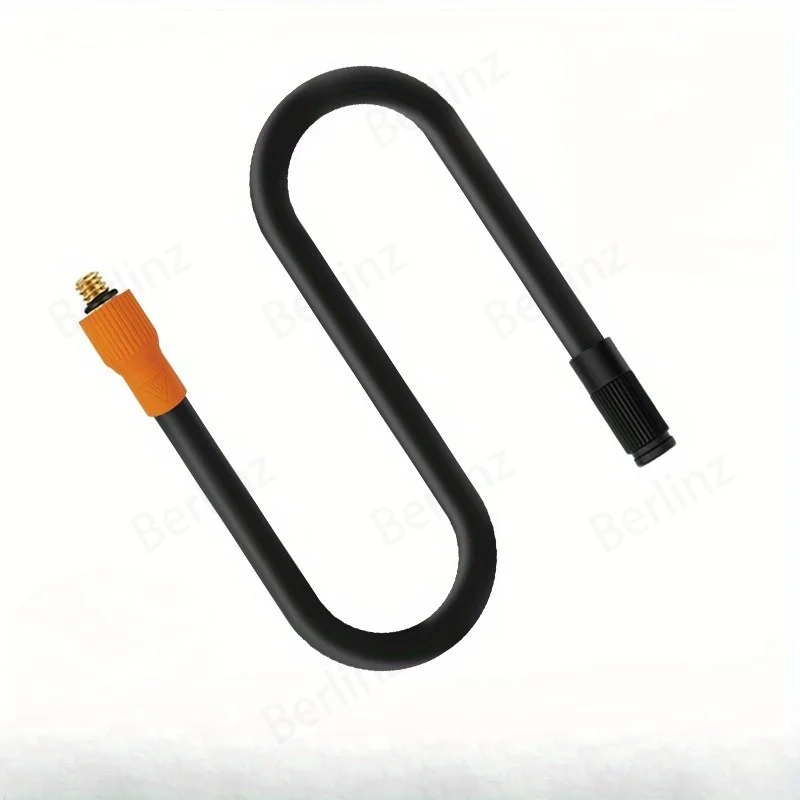 M6-Gewinde-Verlängerungs-Inflationsschlauch, Standard-Reifenventil mit feinen Zähnen, geeignet für integrierte Luftpumpe mit M6-Gewinde Image