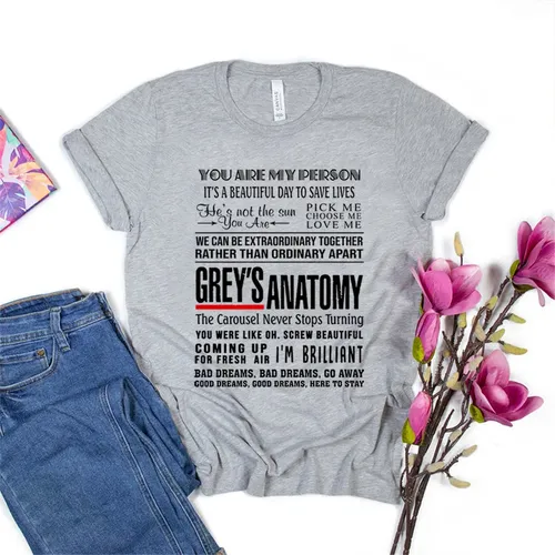 Graues Anatomie hemd Graues Anatomie zitiert T-Shirt Sie sind meine Person Hemd Es ist ein schöner
