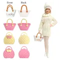 NK 4 Teile/satz Puppe Kunststoff Tasche Mode-Shopping Handtasche Für Barbie Puppe Zubehör Baby DIY