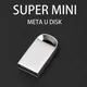 Jasater Super Mini Metall USB-Flash-Laufwerk 128GB Silber Pen-Laufwerk mit kostenlosem Schlüssel