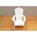 Gracie Oaks Wallene Plastic Adirondack Chair in White | 40.12 H x 38.12 W x 30.12 D in | Wayfair 5738D892B3FF4CD18525438CD5AA9398