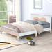 Red Barrel Studio® Kaicee Platform Bed Wood in Orange | 37.01 H x 63.39 W x 77.56 D in | Wayfair A6C0CD3D814A4A99BB826806CE46E84A
