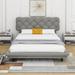 Red Barrel Studio® Kashmera Panel Bed Upholstered/Linen in Gray | 39.8 H x 65.4 W x 80.3 D in | Wayfair A86DD3A4A0104A549AF011CD626212C8