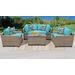 Monterey 5 Piece Outdoor Wicker Patio Furniture Set 05b in Aruba - TK Classics Monterey-05B-Aruba