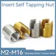 M2 M2.5 M3 M4 M5 M6 M8 M10 M12 M14 M16 filettatura metallica in acciaio inossidabile/al carbonio