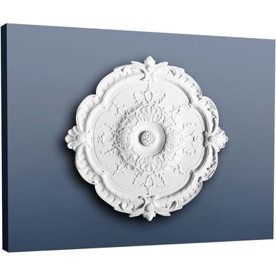 Stuckrosette Stuck Orac Decor R31 luxxus Rosette Decken Wand Dekor Element weiß hochwertig stabil