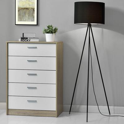 Stehleuchte Drehfuß 1x E27 ø 29,5 x 150 cm Schwarz Lux.pro Image